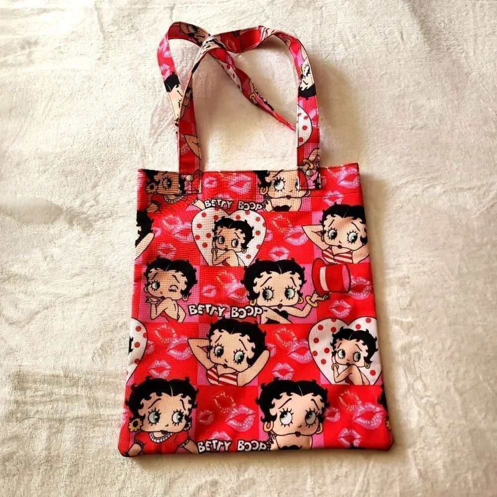 Betty Boop Magnetic Closure Tote Bag